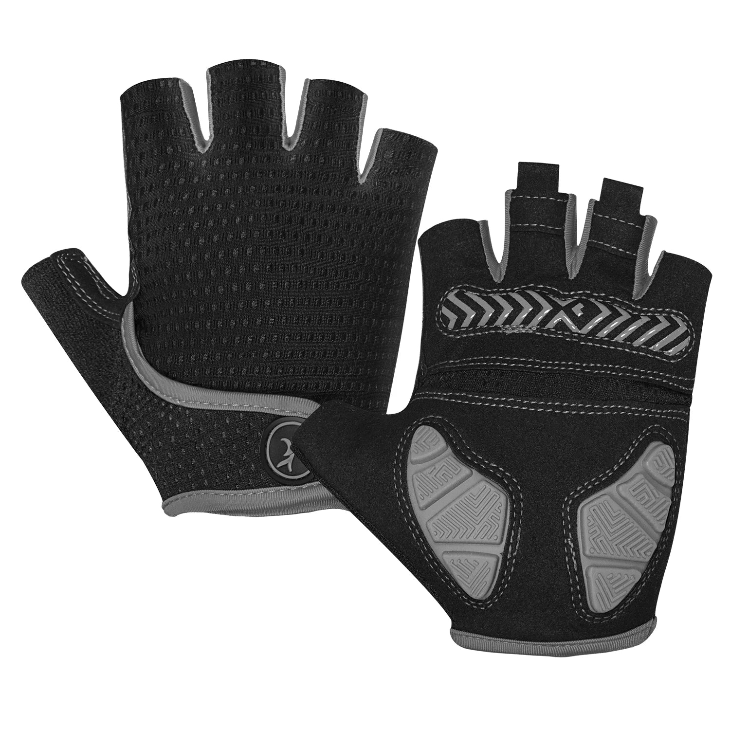 MOREOK Half Finger Cycling Gloves — Padded Anti-Slip Road & MTB Bike Gloves