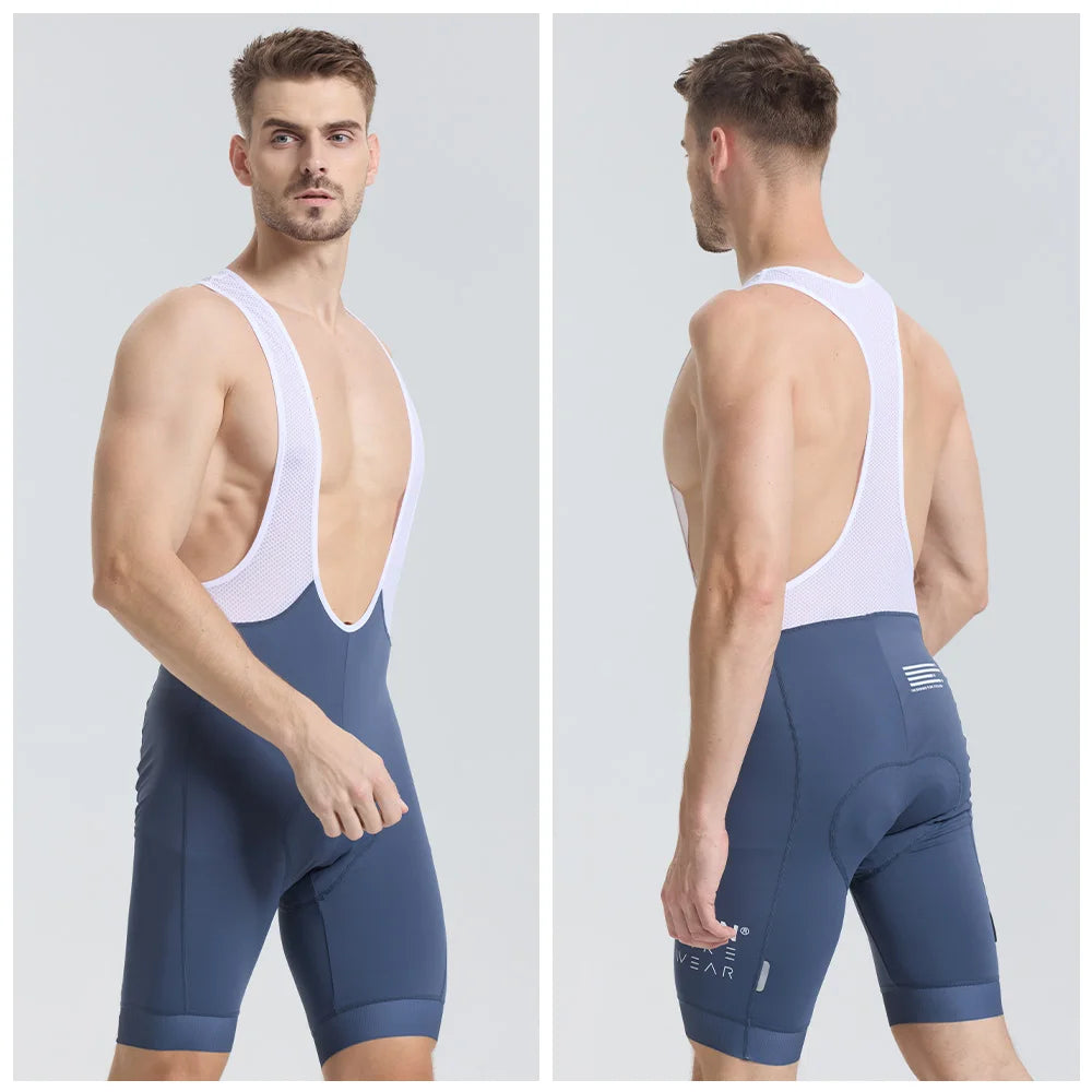 RION Pro Cycling Bib Shorts — Breathable Padded MTB & Road Bike Tights