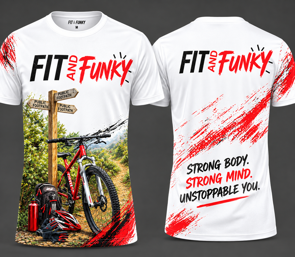 Fit and Funky Outdoor Trail Graphic T-Shirt