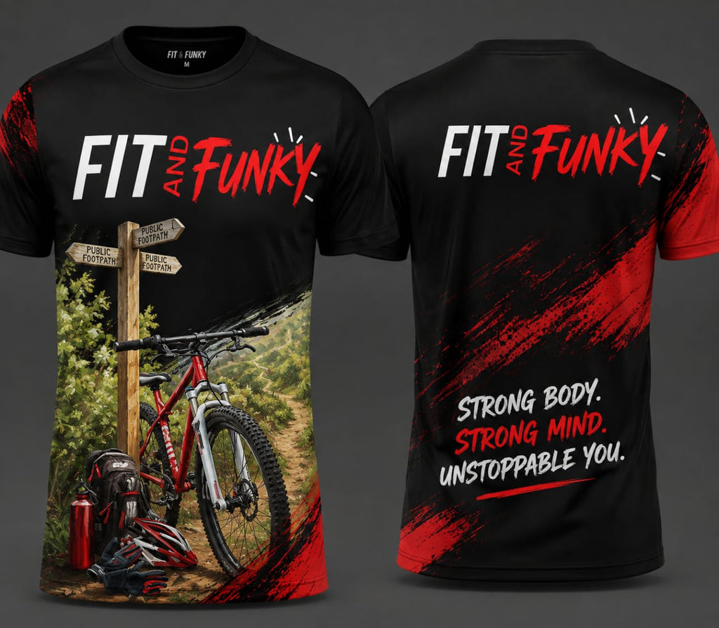Fit and Funky Outdoor Trail Graphic T-Shirt