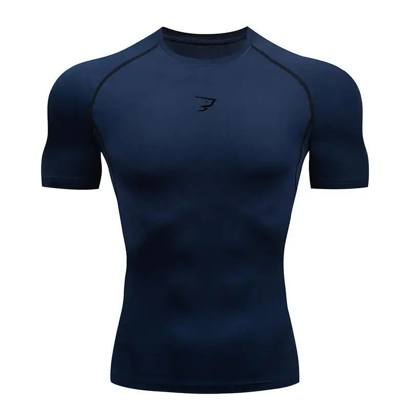 Men's Compression Running T-Shirt — Short Sleeve