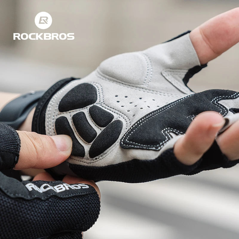 ROCKBROS Bike Glasses Full Finger MTB Road Bicycle Gloves Screen Touching Men Women Spring Summer Breathable Cycling Gloves