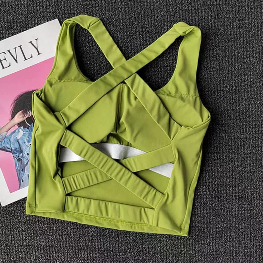 Seamless Push-Up Sports Bra