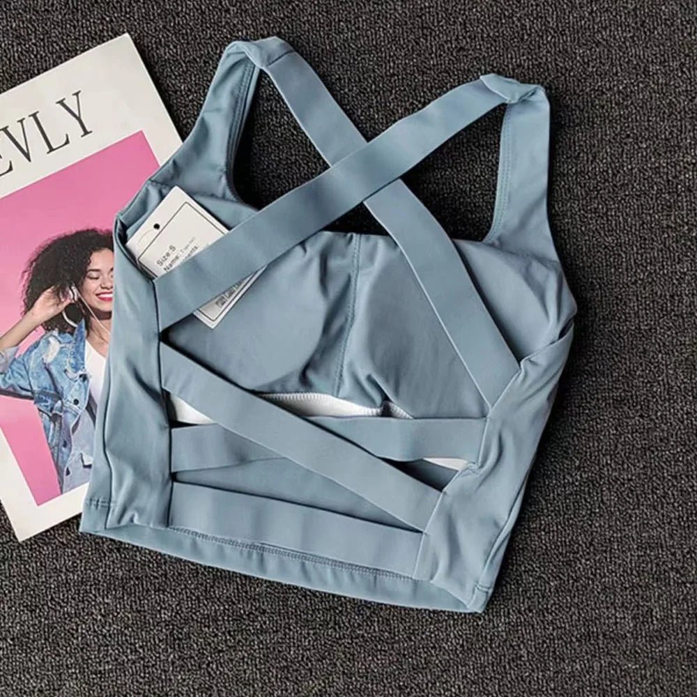 Seamless Push-Up Sports Bra