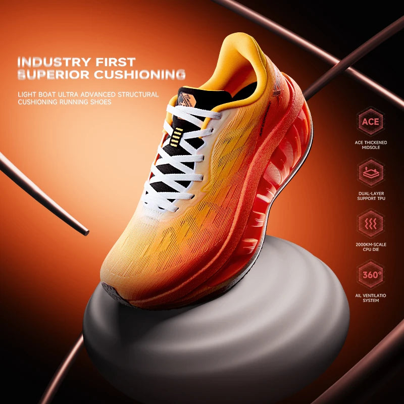 Xtep Light Boat MAX Running Shoes | Lightweight Rebound Cushioning