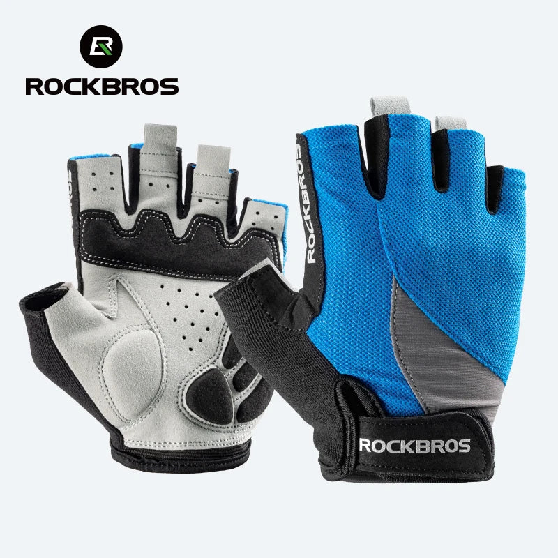 ROCKBROS Bike Glasses Full Finger MTB Road Bicycle Gloves Screen Touching Men Women Spring Summer Breathable Cycling Gloves