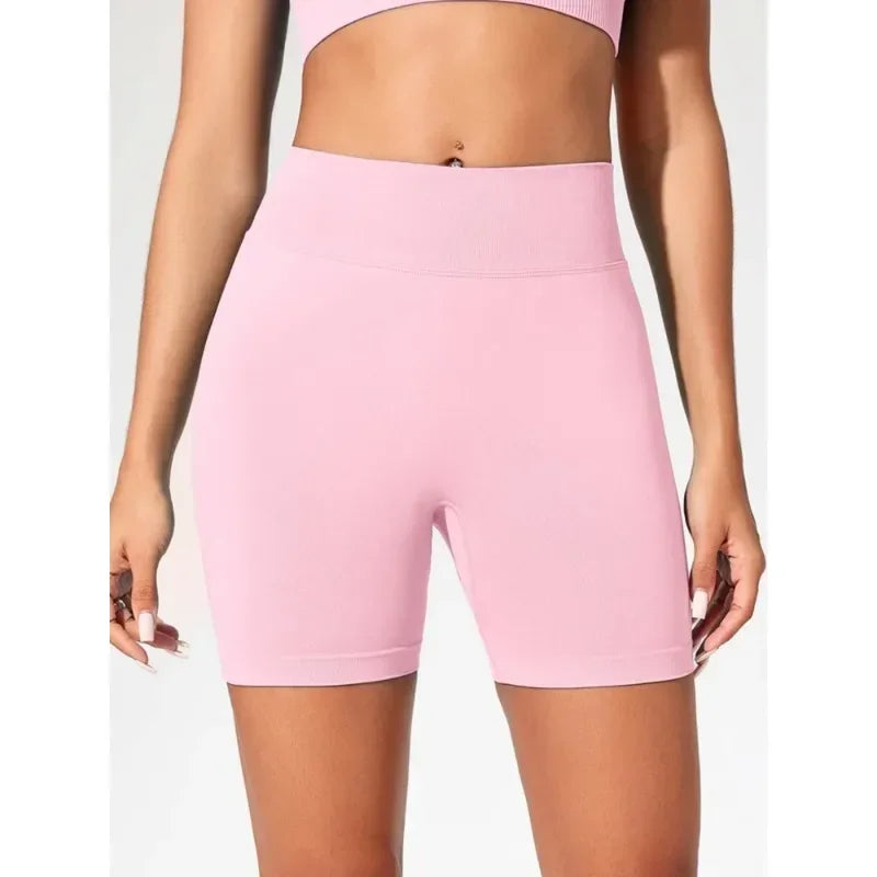 High-Waist Yoga Shorts