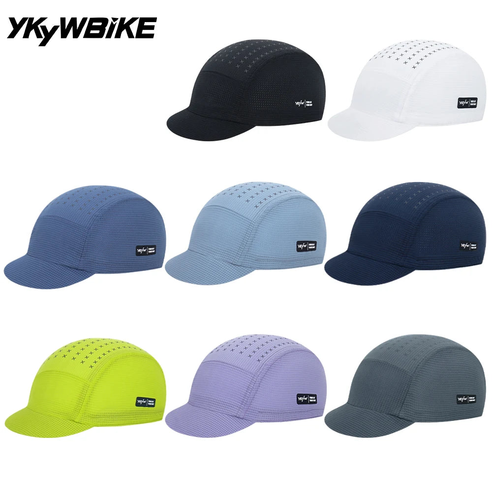 YKYWBIKE Cycling Caps Under Helmet Summer Breathable Sports Quick Dry Bicycle Hat Road Bike Cap Outdoor Running Fishing Hat
