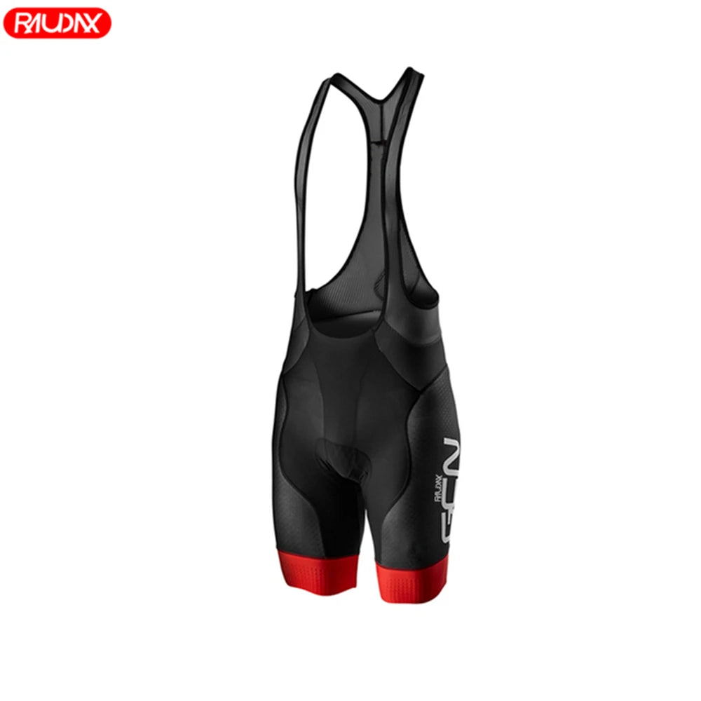 Raudax GCN Summer Cycling Jersey Set — Breathable Short Sleeve Road Bike Uniform for Men